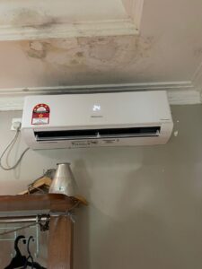 Kerja-kerja membaik pulih dan servis di Arina Hotel Bangi