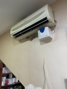 Kerja-kerja membaik pulih dan pemasangan di Poliklinik Rajen