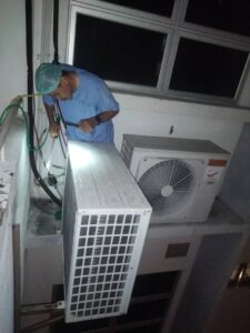 Kerja-kerja pemasangan dan membaik pulih aircond di Hospital Angkatan Tentera Tuanku Mizan